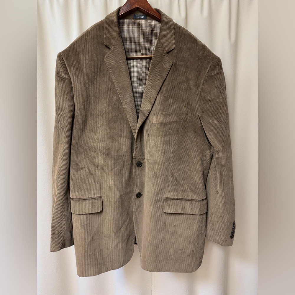 Saddlebred Tan Corduroy Sport Coat Blazer